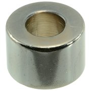 Midwest Fastener Round Spacer, Black Chrome Steel, 1/2 in Overall Lg, 3/8 in Inside Dia 34084